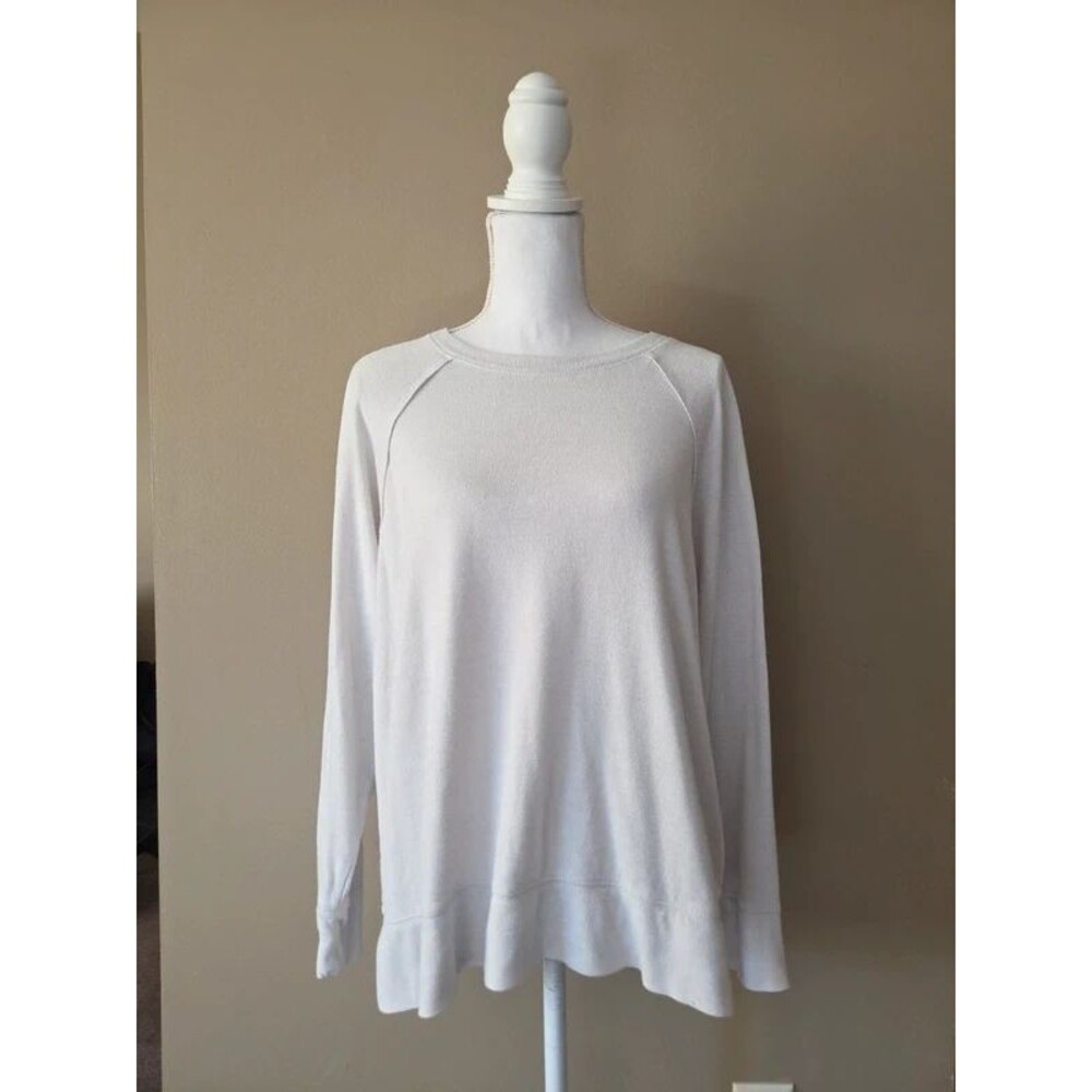 Aerie white pullover sweatshirt top